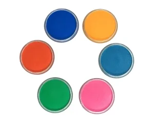 Bulk Water-Based Face Paint Pots Washable Face Body Paint Professional 30g for Kids Party