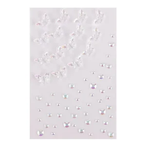 Butterfly Design Temporary Acrylic Face Jewels Tattoo Sticker