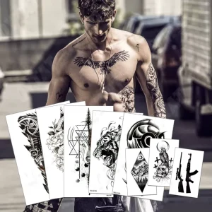 Buy Personalised OEM Water Transfer Non Toxic Men Women Fake Custom Tattoos Temporary
