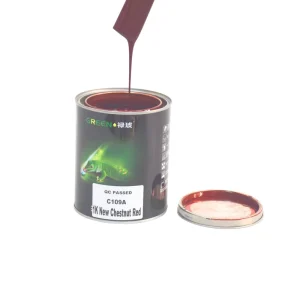 C109A 1K Chestnut Red Pigment Solid Colors Acrylic Car Refinish Spray Paint Coat Auto Body Paint