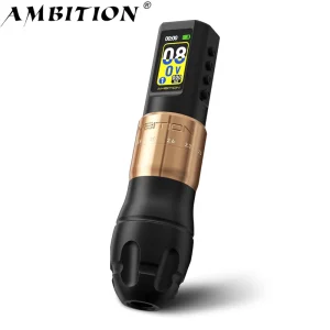 C3 1600mAh Coreless Motor 2.0 4.2mm 7 Level Adjustable Stroke Wireless Tattoo Machine Pen for Body Art
