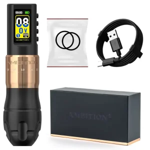 C3 1600mAh Coreless Motor 2.0 4.2mm Adjustable Stroke Tattoo Gun Wireless Tattoo Machine Pen for Body Art