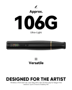 CE Certification Dual-Use PMU Pen Wireless & Wired Permanent Makeup Tattoo Machine