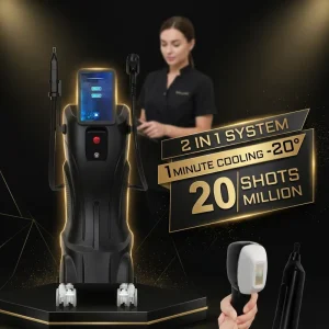 CE Certified 2 in 1 Professional Beauty Equipment With Diode Laser and ND YAG Laser for All Hair Removal Tattoo Removal Machine
