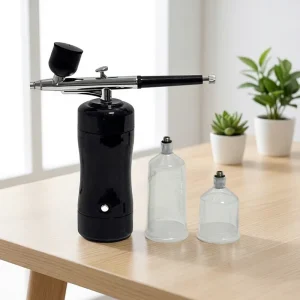 CE Certified Cordless Black Airbrush Gun Kit 900mAh USB Charging Makeup Cake Decorating Nail Art Tattoo Model Painting Spray Gun