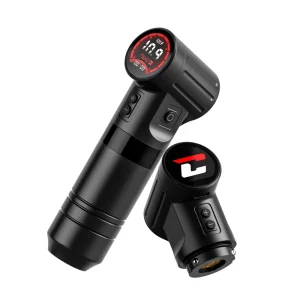 CNC 2000mAh Hammer Digital Display Electric Tattoo Gun Professional 4.0mm Stroke Wireless Tattoo Pen Machine