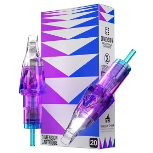 CNC EN04B 316 Stainless Steel EO Gas Sterilized Disposable Needle Tattoo Cartridge Multiple Sizes for Professional Artists
