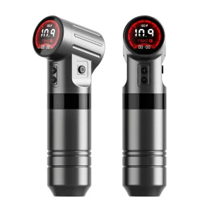 CNC Hammer Wireless Tattoo Pen Machine 2000mAh Dual Battery 4.0mm Stroke Digital Display Tattoo Gun for Body Art