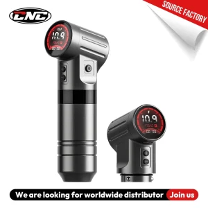 CNC High end Wireless Fast Rotary Tattoo Pen Tattoo Machine with Digital Display Rechargeable Battery Disposable Needles