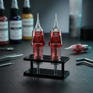 CNC Scalp Micropigmentation Needle Cartridges Silicone Membrane SMP Needle Cartridge with 20 Pieces Box for Beauty Salon