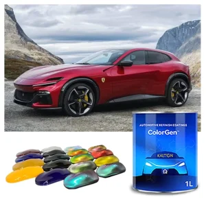 Car Paint Activator High Performance Car Refinish Acrylic Auto Paint 1K 2K Auto Body Black Car Paint
