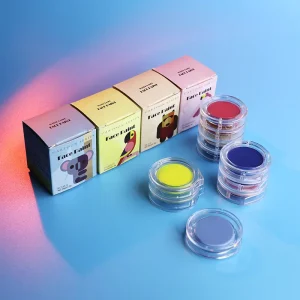 Cartoon Series 4 Color Washable Cream Oil Based Non-Toxic Professional Paint Grease Face Body Paint Palette Finger for Makeup