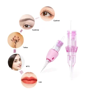 Cartridge Tattoo Needles with Membrane RL RS F U Disposable Sterilized Safety Tattoo Needle for Cartridge Tattoo Machines