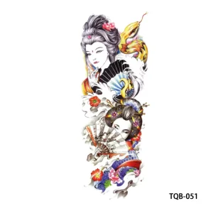 Charm Protection Full Arm Temporary Tattoo Stickers 170mm*480mm Waterproof Tattoo Design for Full Arm Legs