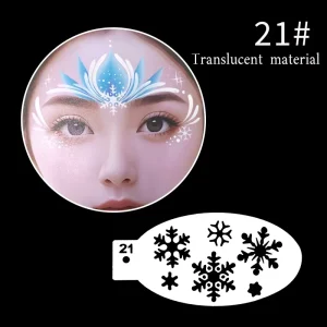 Children’s Acrylic Animated Body Painting and Tattoo Templates for Face & Body Art
