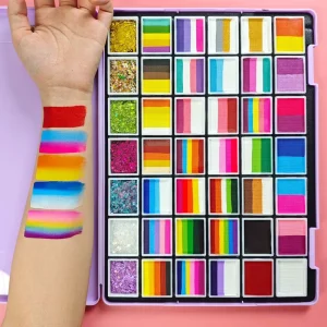 Children’s Face Paint Kit All-in-One Natural Set for Body Painting & Stage Makeup