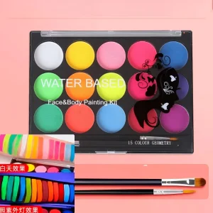 Children’s Facial Set Face Paints for Stage Makeup Water soluble Easy to Clean Painting Face Body Paints