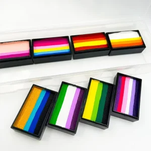 Children’s Mineral Body Paint Set 35g Color Box Easy-to-Color Easy-to-Clean Face Painting Pigment New Rainbow Strip