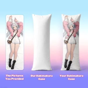 China Manufacture Pillow case Japanese Dakimakura Cover Male Wuthering Waves Anime Hetai Dakimakura
