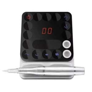 China Manufacturer Customization Eyebrow Black Multi Function Less Vibration PMU Wireless Tattoo Gun Machine