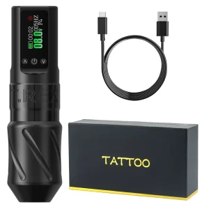 China V1s 1600mAh 3.5mm Stroke Tattoo Gun 1600mAh Powerful Motor Professional Wireless Tattoo Pen Machine for Beginners