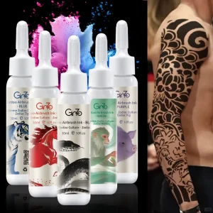 Chinese Zodiac Temporary Airbrush Tattoo Ink Pigment Spray Paint for Body Painting