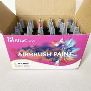 Chinjoo 24 Colors 20ml Quick drying Waterproofing Acrylic Airbrush Paints Set For Artist China Factory