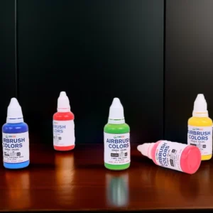 Chinjoo 30ml Acrylic Spray Paint Airbrush Set for Canvas Paper Pigment Based Art Painting