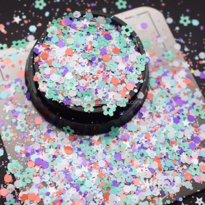 Christmas Decorations Solvent Resistant Body Painting Supplies Chunky Glitter for Body Face Handicraft Glasses Craft Printing