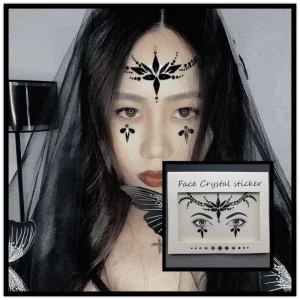 Christmas Makeup Crystal Face Jewels Glitter Diamond Tattoo Sticker