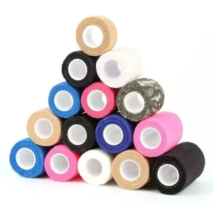 Cohesive Elastic Self Adhesive Tattoo Bandages Tape for Grip Cover and Sports Handle Bandage Wrap for Tattoo Machine