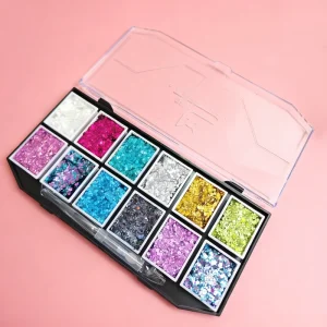 Colorful Body Painting Kits with Long-lasting Glitter Pigments and Gels for Holiday Makeup Looks