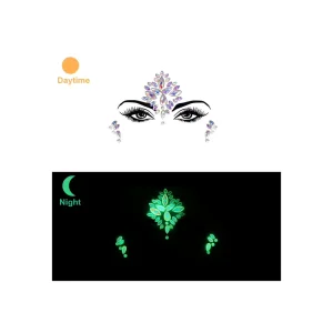 Colorful Customized Adhesive Body Jewels Rhinestone Crystal Nipple Tattoo