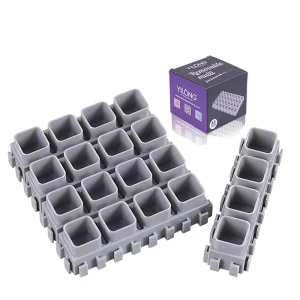 Colorful Plastic Tattoo Ink Cups Disposable Tattoo Ring Cup Ink Pigment Cups With Ring Permanent Makeup Accessories
