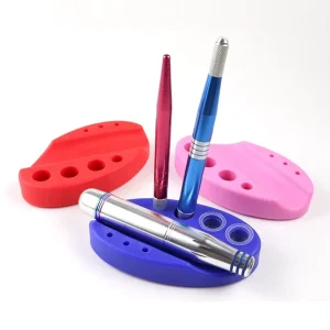 Colorful Silicone Tattoo Ink Pigment Cups Stand Holder Permanent Makeup Microblading Cosmetic Ink Holder