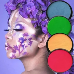 Colorful Water-Based Body Paint for Kids Halloween Party Decorations Children’s Age Group Body Painting Supplies