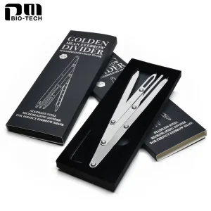 Compass Microblading Permanent Makeup Eyebrows Shapes Tool Mean Eye Brow Ruler Stainless Steel 62g