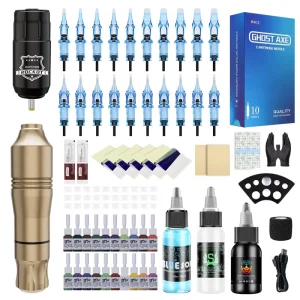 Complete Tattoo Machine Set Body Art Tattoo Starter Kit