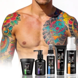 Complete Tattoo Set Skin Cleansing Foam Protective Film Sealing Spray Moisturizing Repair Healing Aftercare 5 In 1 Tattoo Kits