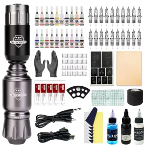 Complete Wireless Tattoo Machine Pen Kit