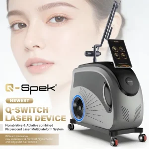 Compressor Cooling System Q Switch Laser Tattoo Removal Machine High Power Skin Treatment Equipment