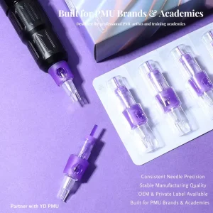 Consistent Needle Precision Universal Cartridge Needle Designed for Professional PMU Artists and Training Academies