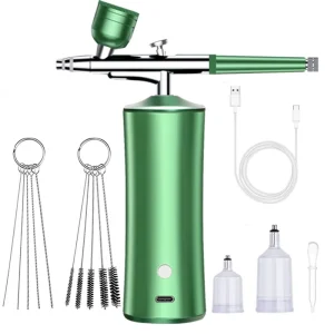 Cordless Airbrush Compressor Kit with Pressure for Efficient and Even Spraying