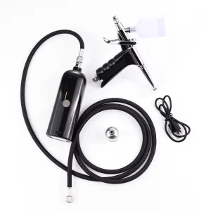 Cordless Battery USB Rechargeable Copper Adjustable Nozzle Sizes (0.3-0.5mm) Fine Mist Technology for Cake Decorating Nail Art