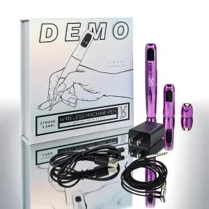 Coreless Motor and Dual Batteries for Eyeliner and Lip Shading PMU Machine Microblading Machine
