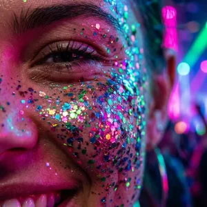 Cosmetic Glitter Glue Washable Waterproof Body Face Paint Stage Festival Halloween Makeup Glitter Gel