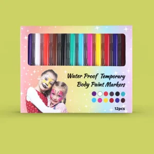 Cosmetic Grade Temporary Tattoo Markers Bright Color Skin Safe Body Makeup for Skin