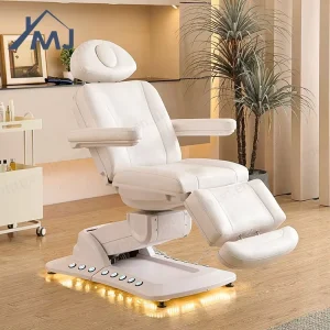 Cosmetic Recliner Eyelash Facial Spa Rotating Massage Tattoo Electric Beauty Bed