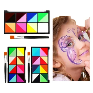 Cosplay Party Professional Colorful Water Based Body Face Paint Makeup for Children