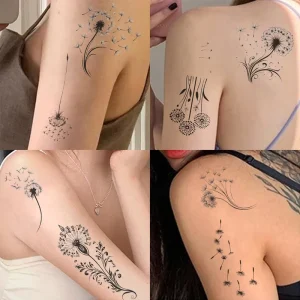 Creative High-end Ins-style Individualistic Waterproof Eco-Friendly Durable Vinyl Tattoo Sticker for Arm & Face